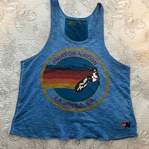 Aviator Nation Blue La Jolla, CA Tank Top